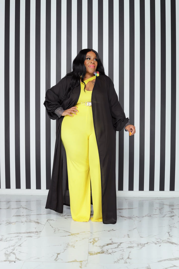 Curvaceous Boutique NEW Black Rhinestone Cuff Duster 5 Curvaceous Boutique NEW Black Rhinestone Cuff Duster