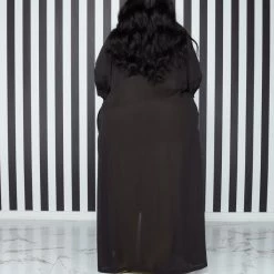 Curvaceous Boutique NEW Black Rhinestone Cuff Duster 6 Curvaceous Boutique NEW Black Rhinestone Cuff Duster