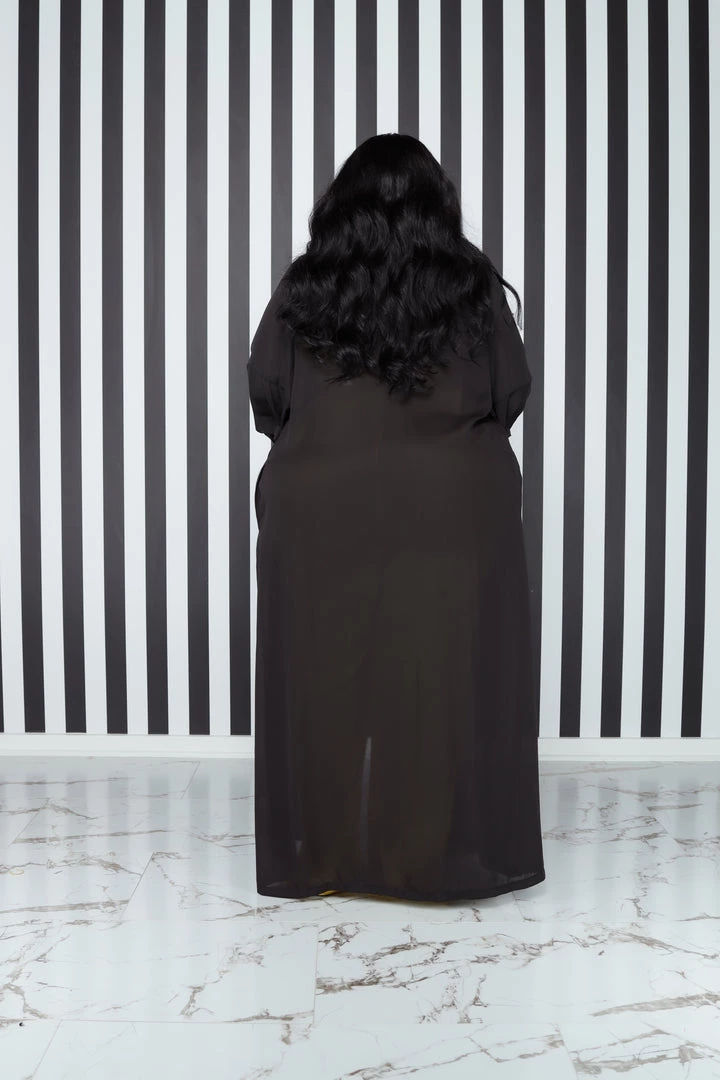 Curvaceous Boutique NEW Black Rhinestone Cuff Duster 4 Curvaceous Boutique NEW Black Rhinestone Cuff Duster