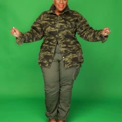 Curvaceous Boutique Camouflage Distressed Top 5 Curvaceous Boutique Camouflage Distressed Top