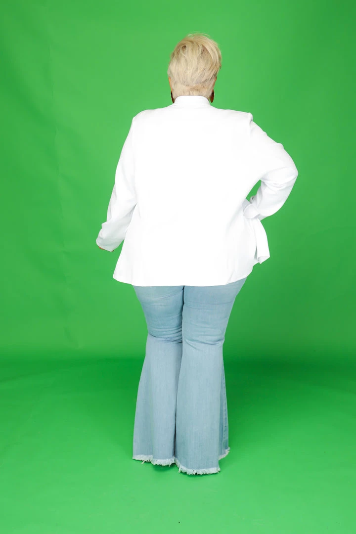 Curvaceous Boutique White Gold Button Blazer BLAZERS/VESTS/JACKETS 7 Curvaceous Boutique White Gold Button Blazer BLAZERS/VESTS/JACKETS