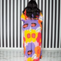 Curvaceous Boutique NEW Orna Colorful Maxi Dress 5 Curvaceous Boutique NEW Orna Colorful Maxi Dress