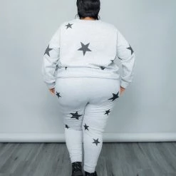 Curvaceous Boutique SETS Grey All Star Jogger Set
