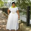 Curvaceous Boutique NEW White Dare To Flare Dress