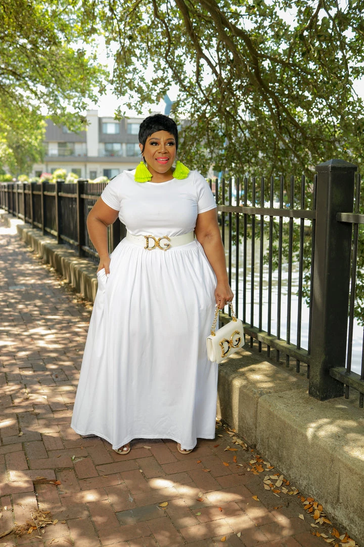 Curvaceous Boutique NEW White Dare To Flare Dress 3 Curvaceous Boutique NEW White Dare To Flare Dress