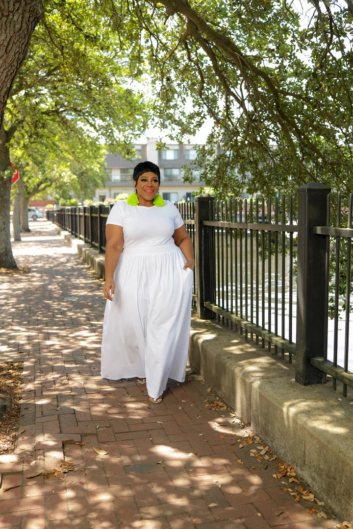 Curvaceous Boutique NEW White Dare To Flare Dress 5 Curvaceous Boutique NEW White Dare To Flare Dress