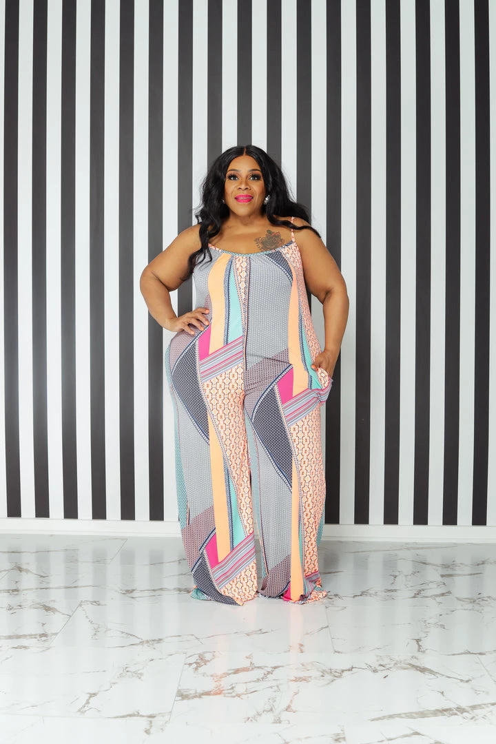 Curvaceous Boutique Orange Mixon Jumpsuit NEW 3 Curvaceous Boutique Orange Mixon Jumpsuit NEW