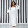 Curvaceous Boutique NEW Ivory Ribbed Tube Set