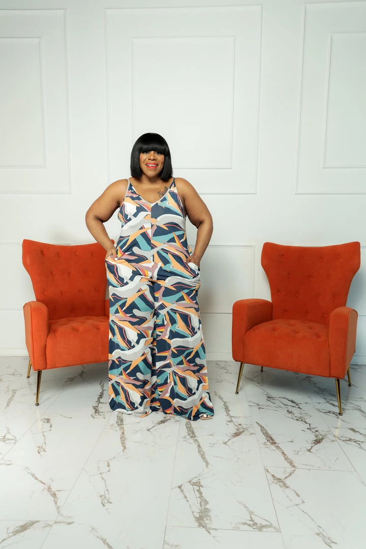Curvaceous Boutique NEW Obsessed With Stripes Jumpsuit 4 Curvaceous Boutique NEW Obsessed With Stripes Jumpsuit