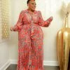 Curvaceous Boutique Art Of Love Pleated Jumpsuit