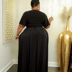 Curvaceous Boutique Black Set For Summer Skirt Set NEW