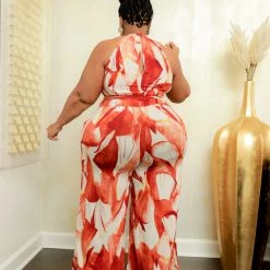 Curvaceous Boutique NEW Prissy Print Jumpsuit 5 Curvaceous Boutique NEW Prissy Print Jumpsuit