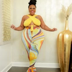 Curvaceous Boutique Yellow Tinka Bell Set
