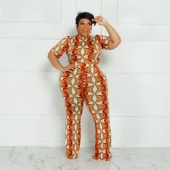 Curvaceous Boutique Rori Print Pant Set