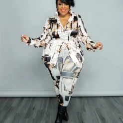 Curvaceous Boutique Tan Paint Work Set