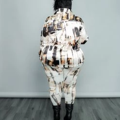 Curvaceous Boutique Tan Paint Work Set