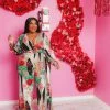 Curvaceous Boutique JUMPSUITS Flowers In Bloom Jumpsuit