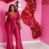 Curvaceous Boutique SETS Pink Givin Bawdy Set 2 Curvaceous Boutique SETS Pink Givin Bawdy Set