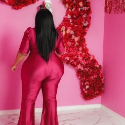 Curvaceous Boutique SETS Pink Givin Bawdy Set