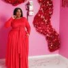 Curvaceous Boutique Red Perfectly Tied Skirt Set 2 Curvaceous Boutique Red Perfectly Tied Skirt Set