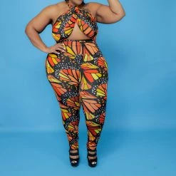 Curvaceous Boutique SALE Cut Me Out Halter Jumpsuit/ Review Covid-19 Policy