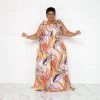 Curvaceous Boutique Odyssey Print Maxi Dress NEW 1 Curvaceous Boutique Odyssey Print Maxi Dress NEW