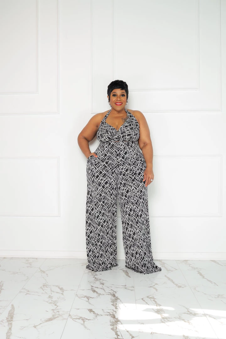 Curvaceous Boutique Heaven Stripe Halter Set NEW 3 Curvaceous Boutique Heaven Stripe Halter Set NEW