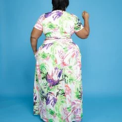 Curvaceous Boutique Green Perfectly Tied Skirt Set 5 Curvaceous Boutique Green Perfectly Tied Skirt Set