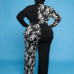 Curvaceous Boutique JUMPSUITS Half It Your Way Jumpsuit