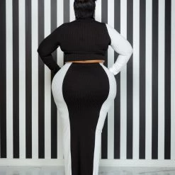 Curvaceous Boutique Pick Side Skirt Set