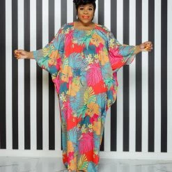 Curvaceous Boutique Blossoming In Spring Tunic Dress