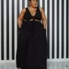 Curvaceous Boutique NEW Black Y-Not Skirt Set