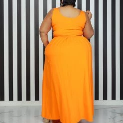 Curvaceous Boutique NEW Orange Y-Not Skirt Set 7 Curvaceous Boutique NEW Orange Y-Not Skirt Set