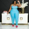 Curvaceous Boutique NEW Turquoise Piped In Color Set