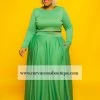 Curvaceous Boutique SALE Green LaShae Skirt Set 2 Curvaceous Boutique SALE Green LaShae Skirt Set