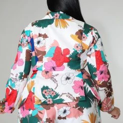 Curvaceous Boutique NEW Charlie Floral Short Set