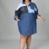 Curvaceous Boutique Patchwork Tunic Dress/Top DRESSES