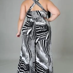 Curvaceous Boutique Black & White Print Pant Set SETS 5 Curvaceous Boutique Black & White Print Pant Set SETS