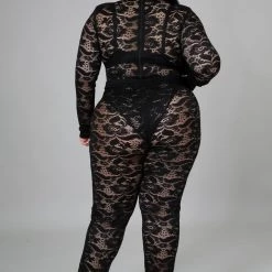 Curvaceous Boutique Black Lace Me Bodysuit Set 7 Curvaceous Boutique Black Lace Me Bodysuit Set