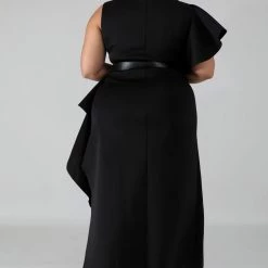 Curvaceous Boutique DRESSES Black Davina Belt Dress 7 Curvaceous Boutique DRESSES Black Davina Belt Dress