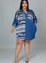 Curvaceous Boutique Carrie Tunic Dress/Top