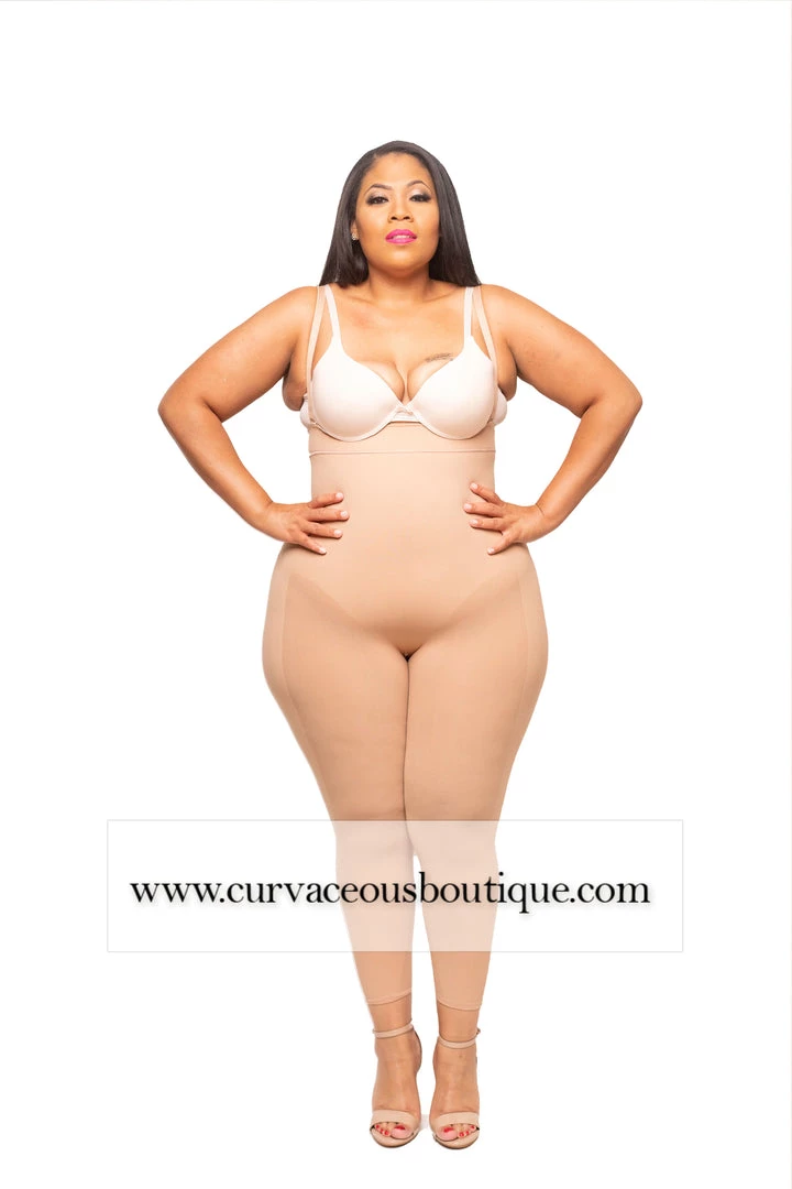 Curvaceous Boutique Nude Seamless Long High Waist Shaper 3 Curvaceous Boutique Nude Seamless Long High Waist Shaper