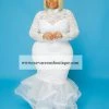 Curvaceous Boutique White Voluptuous Lace Dress