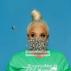 Curvaceous Boutique Cheetah Face Mask
