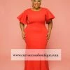 Curvaceous Boutique Red Scarlett O'Hara Gown DRESSES