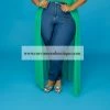 Curvaceous Boutique Medium Blue Basic Hi Waist Jeans 1 Curvaceous Boutique Medium Blue Basic Hi Waist Jeans