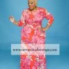 Curvaceous Boutique DRESSES Shades Of Pink Gabby Maxi Dress