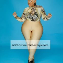 Curvaceous Boutique NEW Gold Shiny Liquid Leggings