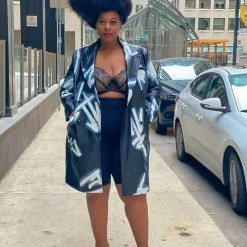 Curvaceous Boutique Speak To Me Blazer Dress SALE