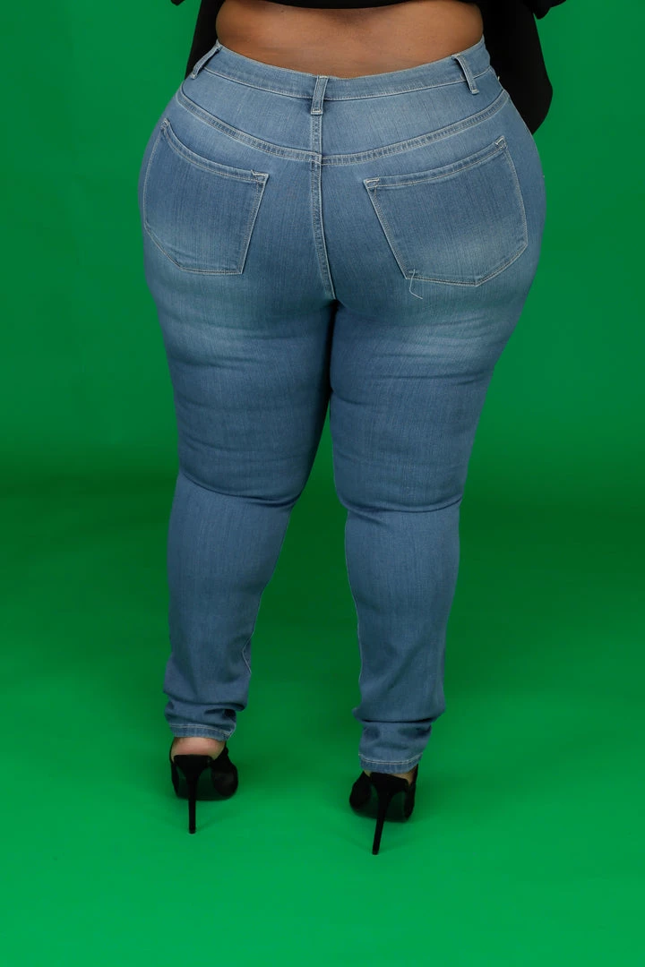 Curvaceous Boutique True Blue Hi Waist Jeans 4 Curvaceous Boutique True Blue Hi Waist Jeans